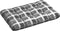 vidaXL - Palletkussen - 120x80x12 - cm - stof - ruitpatroon - grijs