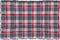 vidaXL - Palletkussen - 120x80x12 - cm - stof - ruitpatroon - rood