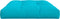 vidaXL - Palletkussen - 120x80x12 - cm - stof - turquoise