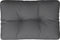 vidaXL - Palletkussen - 50x40x12 - cm - stof - antracietkleurig