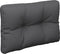 vidaXL - Palletkussen - 50x40x12 - cm - stof - antracietkleurig