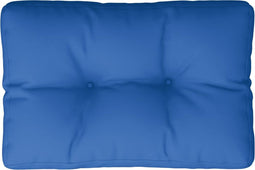 vidaXL - Palletkussen - 50x40x12 - cm - stof - koningsblauw