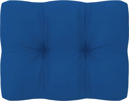 vidaXL - Palletkussen - 50x40x12 - cm - stof - koningsblauw