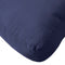 vidaXL - Palletkussen - 50x40x12 - cm - stof - marineblauw