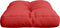 vidaXL - Palletkussen - 50x40x12 - cm - stof - rood