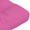 vidaXL - Palletkussen - 50x40x12 - cm - stof - roze
