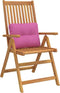 vidaXL - Palletkussen - 50x40x12 - cm - stof - roze
