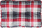 vidaXL - Palletkussen - 50x40x12 - cm - stof - ruitpatroon - rood