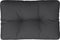 vidaXL - Palletkussen - 50x40x12 - cm - stof - zwart