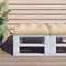 vidaXL - Palletkussen - 50x50x12 - cm - stof - beige
