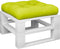 vidaXL - Palletkussen - 50x50x12 - cm - stof - heldergroen