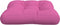 vidaXL - Palletkussen - 50x50x12 - cm - stof - roze