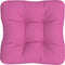 vidaXL - Palletkussen - 50x50x12 - cm - stof - roze
