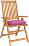 vidaXL - Palletkussen - 50x50x12 - cm - stof - roze