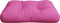 vidaXL - Palletkussen - 50x50x12 - cm - stof - roze
