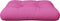 vidaXL - Palletkussen - 50x50x12 - cm - stof - roze
