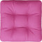 vidaXL - Palletkussen - 50x50x12 - cm - stof - roze
