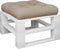 vidaXL - Palletkussen - 50x50x12 - cm - stof - taupe