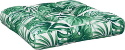 vidaXL - Palletkussen - 58x58x10 - cm - cm - stof - bladpatroon