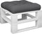 vidaXL - Palletkussen - 58x58x10 - cm - stof - antracietkleurig