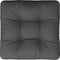 vidaXL - Palletkussen - 58x58x10 - cm - stof - antracietkleurig