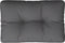 vidaXL - Palletkussen - 60x40x12 - cm - stof - antracietkleurig