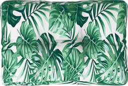 vidaXL - Palletkussen - 60x40x12 - cm - stof - bladpatroon