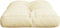 vidaXL - Palletkussen - 60x40x12 - cm - stof - crèmekleurig
