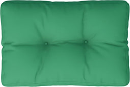vidaXL - Palletkussen - 60x40x12 - cm - stof - groen