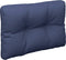 vidaXL - Palletkussen - 60x40x12 - cm - stof - marineblauw