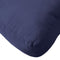 vidaXL - Palletkussen - 60x40x12 - cm - stof - marineblauw