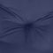 vidaXL - Palletkussen - 60x40x12 - cm - stof - marineblauw