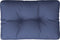 vidaXL - Palletkussen - 60x40x12 - cm - stof - marineblauw