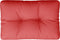 vidaXL - Palletkussen - 60x40x12 - cm - stof - rood