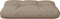 vidaXL - Palletkussen - 60x40x12 - cm - stof - taupe