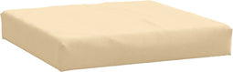 vidaXL - Palletkussen - 60x60x10 - cm - stof - gemêleerd - beige
