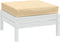 vidaXL - Palletkussen - 60x60x10 - cm - stof - gemêleerd - beige