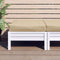 vidaXL - Palletkussen - 60x60x10 - cm - stof - gemêleerd - beige