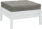 vidaXL - Palletkussen - 60x60x10 - cm - stof - gemêleerd - donkergrijs
