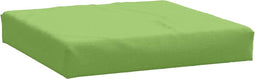 vidaXL - Palletkussen - 60x60x10 - cm - stof - gemêleerd - groen