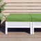 vidaXL - Palletkussen - 60x60x10 - cm - stof - gemêleerd - groen