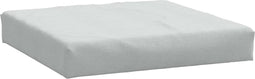 vidaXL - Palletkussen - 60x60x10 - cm - stof - gemêleerd - lichtgrijs