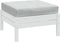 vidaXL - Palletkussen - 60x60x10 - cm - stof - gemêleerd - lichtgrijs