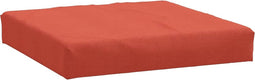 vidaXL - Palletkussen - 60x60x10 - cm - stof - gemêleerd - rood