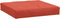 vidaXL - Palletkussen - 60x60x10 - cm - stof - gemêleerd - rood