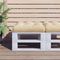 vidaXL - Palletkussen - 60x60x12 - cm - stof - beige