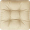 vidaXL - Palletkussen - 60x60x12 - cm - stof - beige
