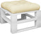 vidaXL - Palletkussen - 60x60x12 - cm - stof - crèmekleurig