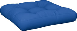 vidaXL - Palletkussen - 60x60x12 - cm - stof - koningsblauw