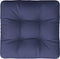 vidaXL - Palletkussen - 60x60x12 - cm - stof - marineblauw